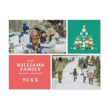 peanuts | peppermint christmas tree holiday postinvitations