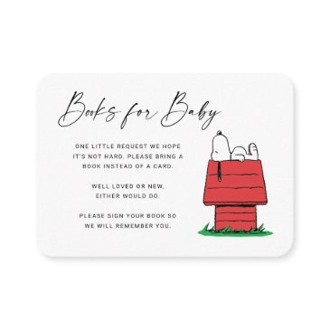 peanuts snoopy - books for baby invitation