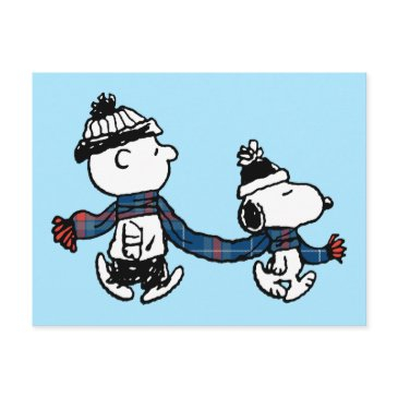 peanuts | snoopy & charlie brown warm & cozy postinvitations