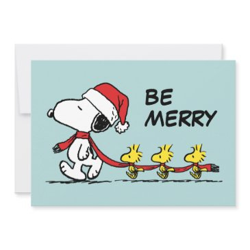 peanuts | snoopy & friends winter add your photos holiday invitations