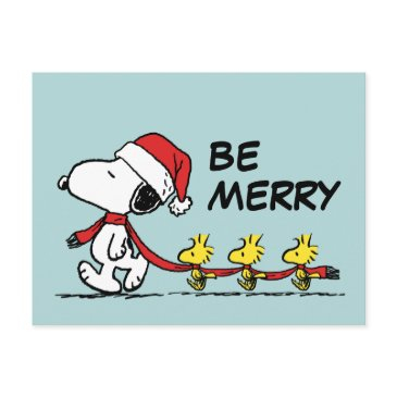 peanuts | snoopy & friends winter scarf postinvitations