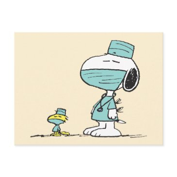peanuts | snoopy & woodstock doctors postinvitations