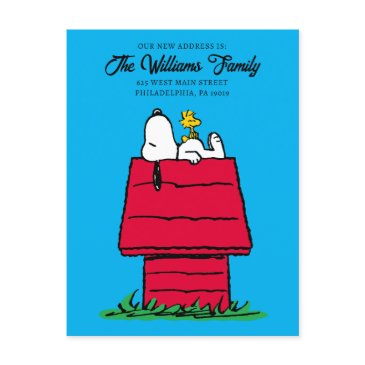 peanuts | snoopy & woodstock | we have moved postinvitations