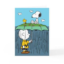 Small Peanuts | Sunny & Rainy Days | Add Your Photo Invitations Front View