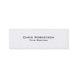 Small Pearl Slim Modern Trendy Stylish Business Invitations Front View