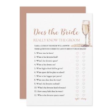 pearls does the bride really know the groom game invitation