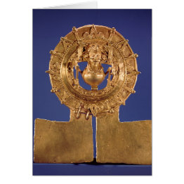 Small Pendant Representing A Sun Disk, Zaachila Front View