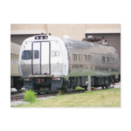 Small Pennsylvania Railroad Metroliner #860 Postinvitations Front View