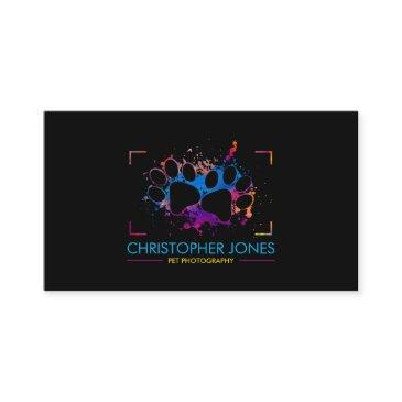pet photographer - animal photography business invitations