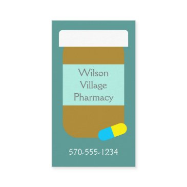 pharmacy store hours prescription pill bottle business invitations