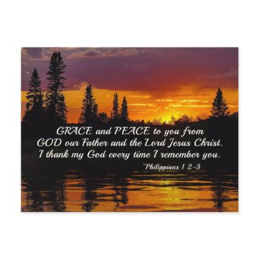 philippians 1:2-3 grace and peace to you, bible postinvitations
