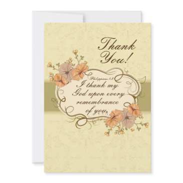 philippians 1:3 i thank god in remembrance of you thank you invitations