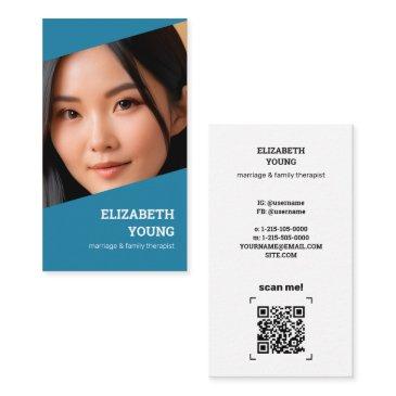 photo and qr marriage relationship coach calling invitations