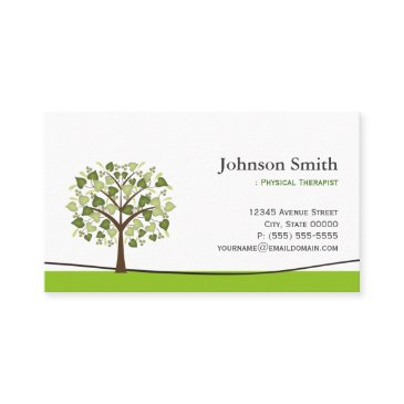 physical therapist - elegant wish tree business invitations