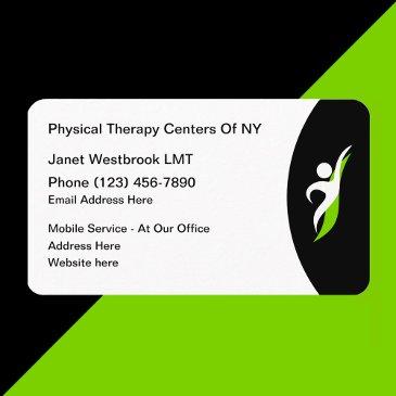 physical therapy services therapist business invitations