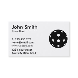 Small Pickleball Business Invitations Front View