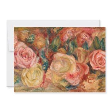 pierre-auguste renoir - roses invitation