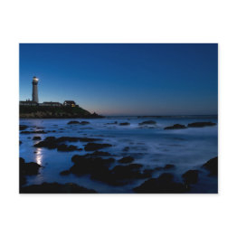 Small Pigeon Point Lighthouse | Half Moon Bay, Ca Postinvitations Front View