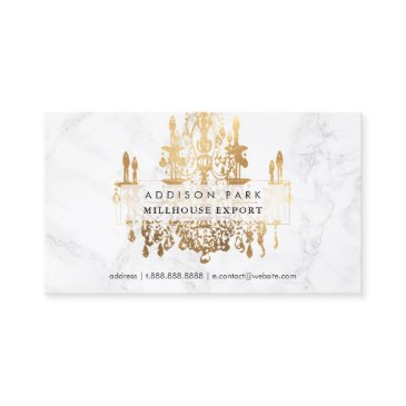 pixdezines marble faux gold crystal chandelier business invitations
