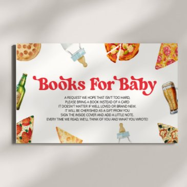 pizza brews diapers too baby shower books for baby enclosure invitations