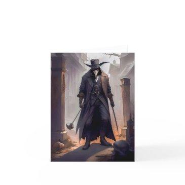 "plague doctor" blank greeting invitations