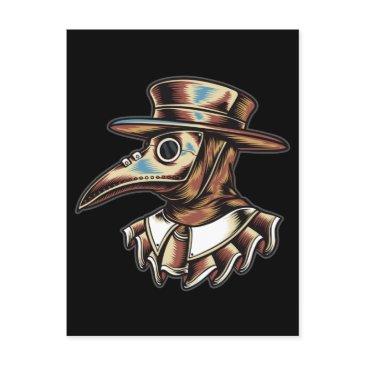 plague doctor illustration art postinvitations