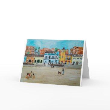 playa de la malvarrosa painting by alfred fox invitations