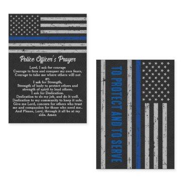 police officer prayer bulk thin blue line business invitations