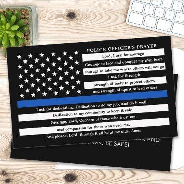 police officer prayer bulk thin blue line business invitations