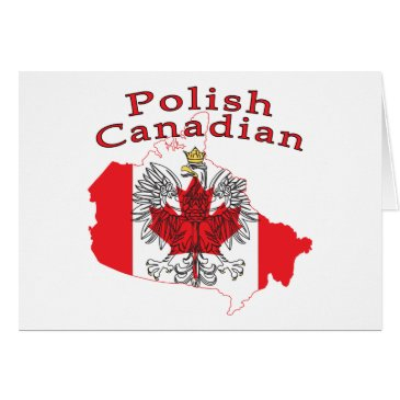 polish canadian flag map