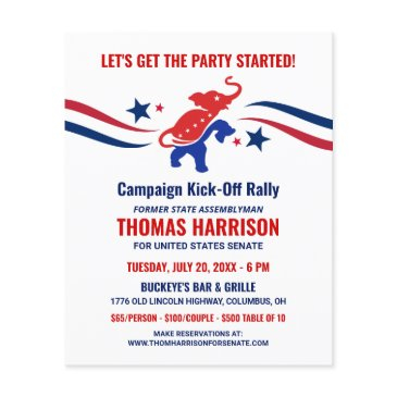 political fundraising campaign kickoff gop
