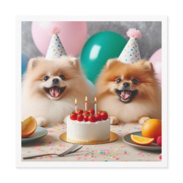 pomeranian birthday invitations, pomeranian, pomeranian invitation