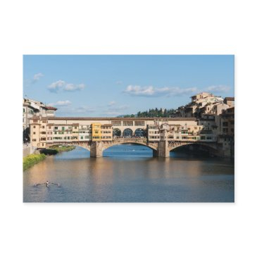 ponte vecchio old bridge - florence, italy invitation