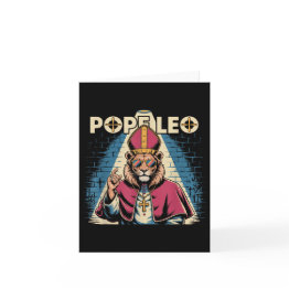 Small Pope Leo Invitationsinal Robert Prevost Pope Leo Xiv 2025 Invitations Front View