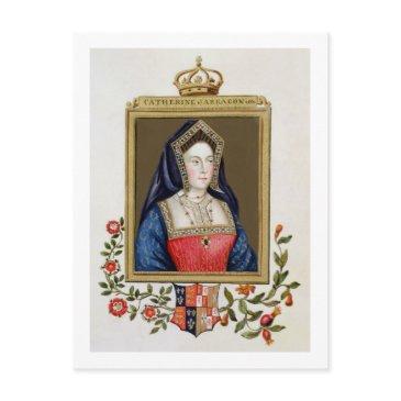 portrait of catherine of aragon (1485-1536) 1st qu postinvitations