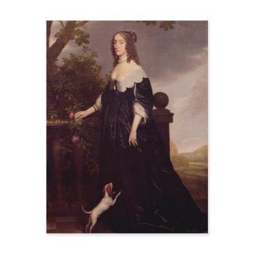 portrait of elizabeth, queen of bohemia postinvitations
