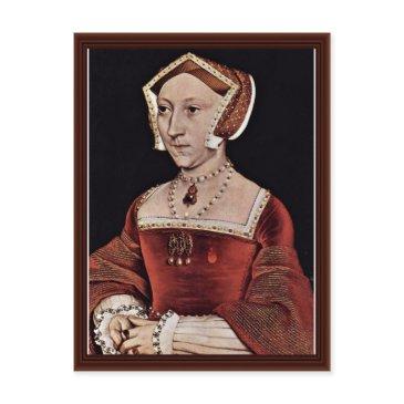 portrait of jane seymour, queen of england postinvitations