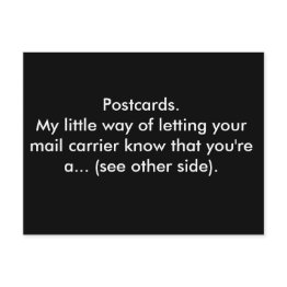 Small Postinvitations. My Little Way Of Letting Your Mail... Postinvitations Front View
