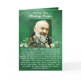 Small Powerful Prayer For The Sick Healing Invitations Front View