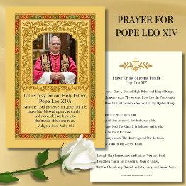 Small Prayer For The Supreme Pontiff Pope Leo Xiv | Holy Front View
