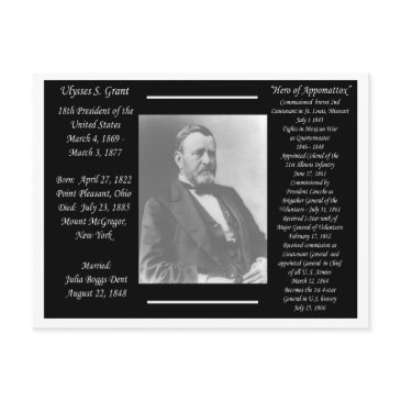 president ulysses s grant postinvitations