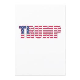 Small Presidents' Day Invitation Front View