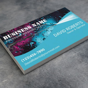 pressure washing modern power wash cleaning business invitations