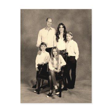 prince william and family dec 2023 stylized postinvitations