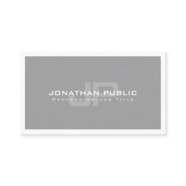 professional elegant modern monogram plain trendy business invitations