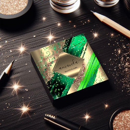 Small Professional Makeup Logo Tropic Body Spa Wellness Square Business Invitations Front View