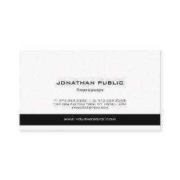 Small Professional Modern Elegant Black And White Clean Business Invitations Front View