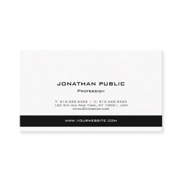 professional modern elegant black and white clean business invitations