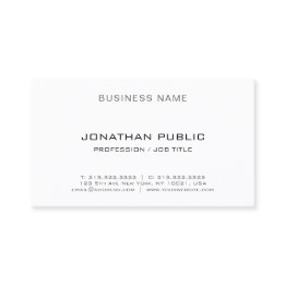 Small Professional Modern Minimalist Elegant Template Business Invitations Front View