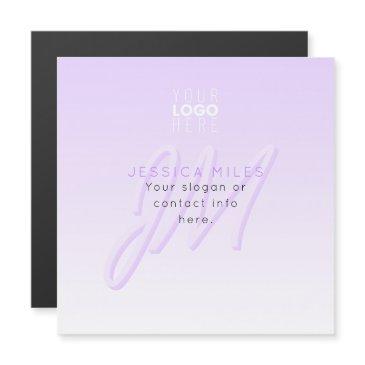 professional name & slogan template | light purple